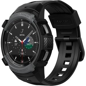 Samsung Galaxy Watch 4 Classic (46mm) SPIGEN Rugged Armor Pro Case - TPU Cover inkl. Rem - Koksgrå