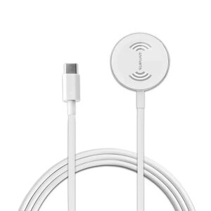 4Smarts Apple Watch Magnetisk Trådløs Oplader - 2,5W - 1m. - Hvid