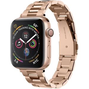 Apple Watch (38/40/SE/41MM) Spigen Modern Fit Band - Rustfri Stål Rem inkl. Stifter - Rose Gold