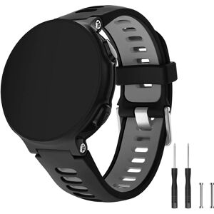 MOBILCOVERS.DK Universal Garmin Forerunner Interlaced Rem Sort / Grå