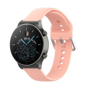 MOBILCOVERS.DK Smartwatch Buckle Silikone Rem (22mm) m. Spænde - Lyserød - Size L