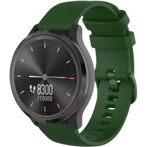 MOBILCOVERS.DK Universal Smartwatch Silikone Rem (20mm) - Militær Grøn