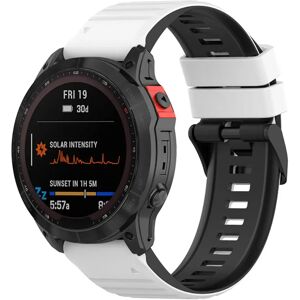 Tech-Protect Universal Garmin 26mm Riflet Silikone Rem m. Værktøj - Hvid / Sort