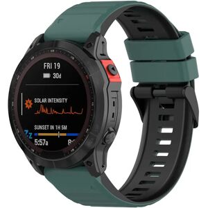 Tech-Protect Universal Garmin 26mm Riflet Silikone Rem m. Værktøj - Grøn / Sort