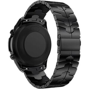 MOBILCOVERS.DK Samsung Galaxy Watch 4 (40-44mm) / 4 Classic (42-46mm) Rustfrit Stål Rem - Sort