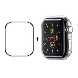 MOBILCOVERS.DK Apple Watch 9/8/7 (45mm) Cover & Skærmbeskyttelse - Gennemsigtig / Sort