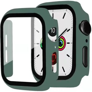 MOBILCOVERS.DK Apple Watch 9/8/7 (41mm) Hård Plast Cover m. Indbygget Skærmbeskyttelse - Grøn