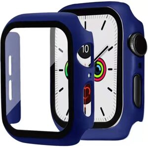 MOBILCOVERS.DK Apple Watch 9/8/7 (45mm) Hård Plast Cover m. Indbygget Skærmbeskyttelse - Mørkeblå