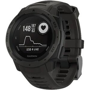 MOBILCOVERS.DK Garmin Instinct 22mm Silikone Rem m. Stifter - Sort