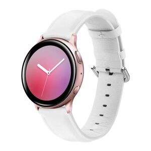 MOBILCOVERS.DK Universal Smartwatch Læder Rem (20mm) - Hvid