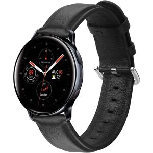 MOBILCOVERS.DK Universal Smartwatch Læder Rem (20mm) - Sort