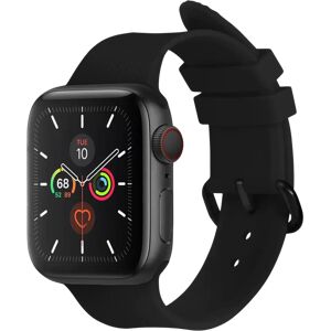 Apple Watch (38/40/SE/41MM) Native Union Curve Strap Silikone Rem - Sort