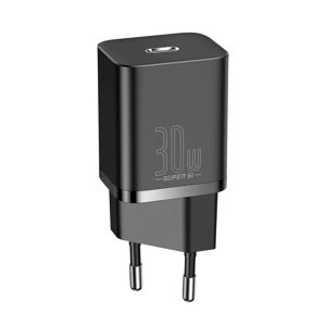 Baseus Compact 30W Vægoplader USB-C Quick Charge - Sort