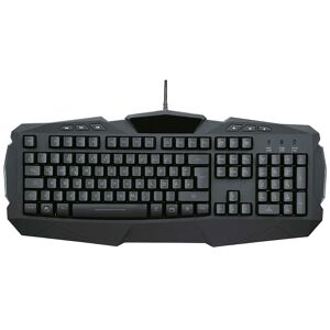 uRage Gaming Keyboard m. Lys - Nordisk Tastatur Layout - Sort