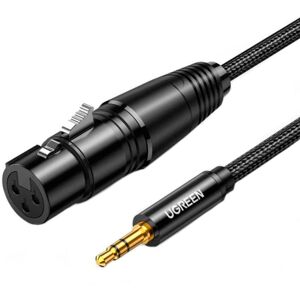 UGREEN AV182 XLR til 3.5mm Jack Kabel - 1m - Sort