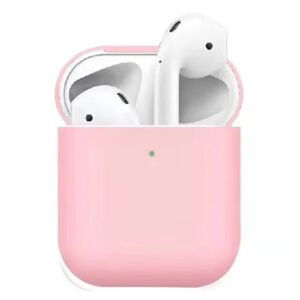 MOBILCOVERS.DK Apple AirPods (1. & 2. gen.) Ultra Tyndt Silikone Cover - Lyserød