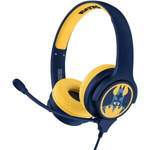 Børne Headset m. Aftagelig Mikrofon 3+ År - Max. 85dB / 94dB - Batman - Blå / Gul