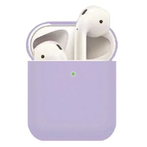 MOBILCOVERS.DK Apple AirPods (1. & 2. gen.) Ultra Tyndt Silikone Cover - Lilla