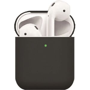 MOBILCOVERS.DK Apple AirPods (1. & 2. gen.) Ultra Tyndt Silikone Cover - Sort