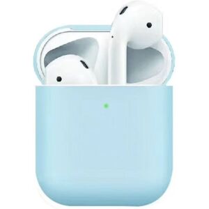 MOBILCOVERS.DK Apple AirPods (1. & 2. gen.) Ultra Tyndt Silikone Cover - Blå