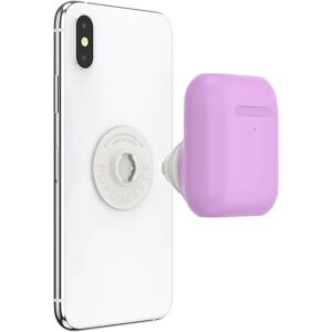 POPSOCKETS AirPods (1 & 2. gen.) Holder Iris Purple Aftageligt Greb med Case - Lilla