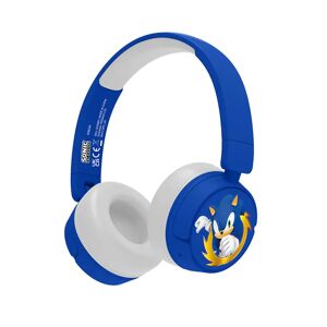 Trådløst Børne Headset On-Ear 85-95dB - Sonic - Blå / Hvid