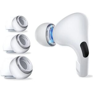 Tech-Protect Silikone EarBuds Til AirPods Pro (1 & 2 gen.) - 3 stk. Hvid