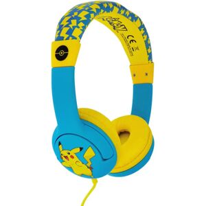 Pokemon Børne Headset 3-7 År Max. 85dB - Pokémon Pikachu - Blå / Gul