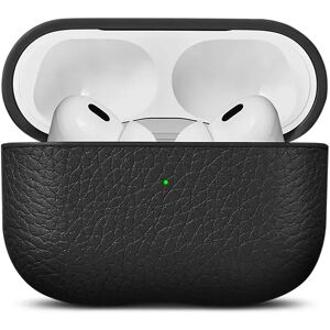 Woolnut AirPods Pro (2. gen.) Ægte Læder Case - Sort