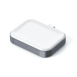 Satechi 5W Wireless Charging Dock Til Apple AirPods (1 & 2. gen.) / AirPods Pro (1 & 2 gen.) Oplader - Hvid