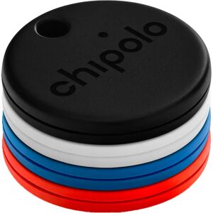 Chipolo ONE - Bluetooth GPS Tracker - 4 Pack - Hvid / Sort / Blå / Rød