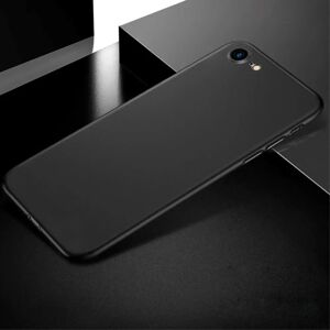 iPhone SE (2022 / 2020) / 8 / 7 X-Level Ultra Tyndt Matteret Plast Cover - Sort