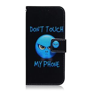 MOBILCOVERS.DK Google Pixel 6 Læder Cover m. Pung & Print - Don't Touch My Phone