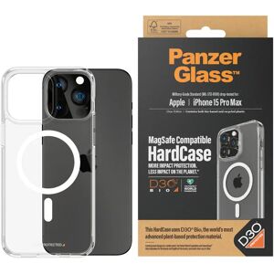 iPhone 15 Pro Max Cover PanzerGlass D3O Bio HardCase - MagSafe Kompatibel - Gennemsigtig