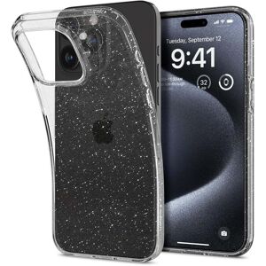 iPhone 15 Pro Spigen Liquid Crystal Glitter Cover - Gennemsigtig