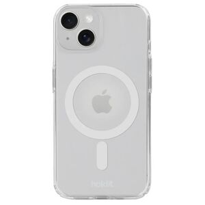 Holdit iPhone 15 / 14 / 13 MagSafe Case - Transparent / White