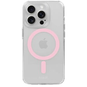 Holdit iPhone 15 Pro Max MagSafe Case - Transparent / Pink