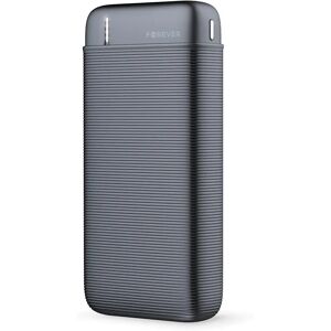 Forever TB-100L Travel Battery PowerBank 20.000 mAh m. 2x USB-A - Sort