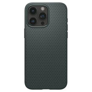 iPhone 15 Pro Max Spigen Liquid Air Cover - Mørkegrøn