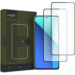 Xiaomi Redmi Note 13 (4G) Hofi Glass Pro+ Hærdet Glas Skærmbeskyttelse - Case Friendly - 2-Pak - Sort Kant