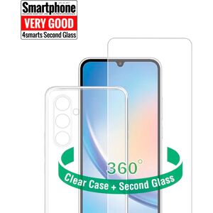 Samsung Galaxy S23 FE 4smarts Second Glass X-Pro 360° Protection Set (Cover + Skærmbeskyttelse)