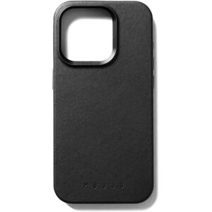 Mujjo iPhone 15 Pro Leather Case - MagSafe Kompatibel - Sort