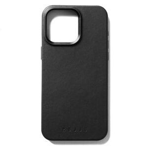 Mujjo iPhone 15 Pro Max Leather Case - MagSafe Kompatibel - Sort