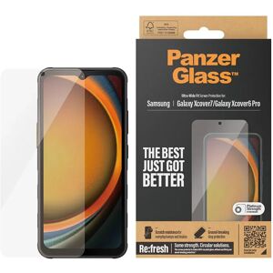 Samsung Galaxy Xcover 7 / Xcover 6 Pro PanzerGlass Ultra Wide Fit Re:fresh Skærmbeskyttelse - Platinum Strength - Gennemsigtig