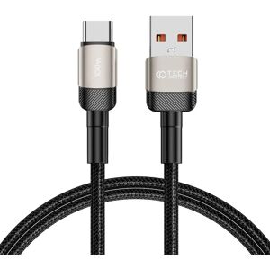 Tech-Protect Ultraboost Evo 100W/5A USB-A til USB-C Kabel 1m - Titanium