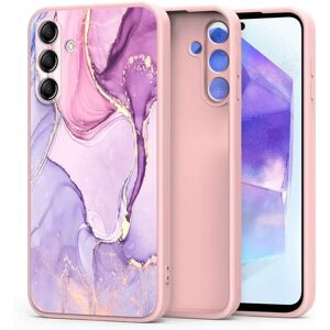 Samsung Galaxy A55 (5G) Tech-Protect Icon Silikone Cover - Colorful Marble