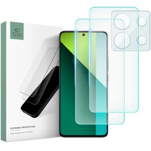 Xiaomi Redmi Note 13 Pro (5G) / Poco X6 Tech-Protect Supreme Beskyttelsessæt - 2 x Skærmbeskyttelse og Kameralinsebeskyttelse - Gennemsigtig