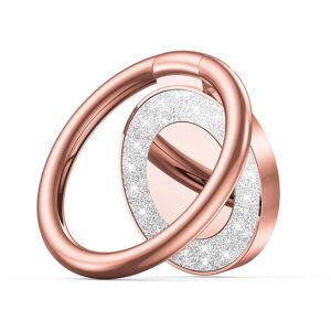 Magnetisk Finger Ring fra Tech-Protect til Smartphone m. 3M Klister - Glitter Rose