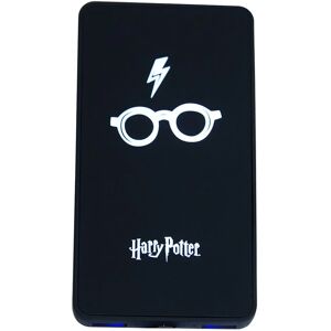 Harry Potter 10W Lysende Powerbank m. 2 x USB-A - 6.000 mAh - Sort