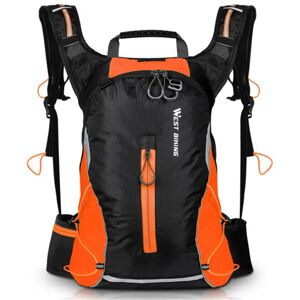 MOBILCOVERS.DK West Biking Sport Rygsæk (16L) - Sort / Orange